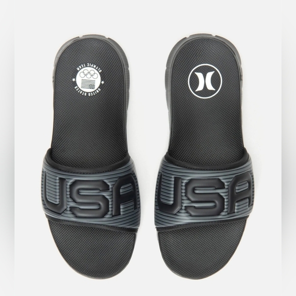 Hurley USA Fusion Slides *NWT* - Picture 1 of 10